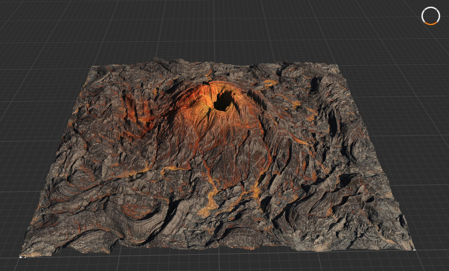 The Pixel Lab Volcano Texture Model B