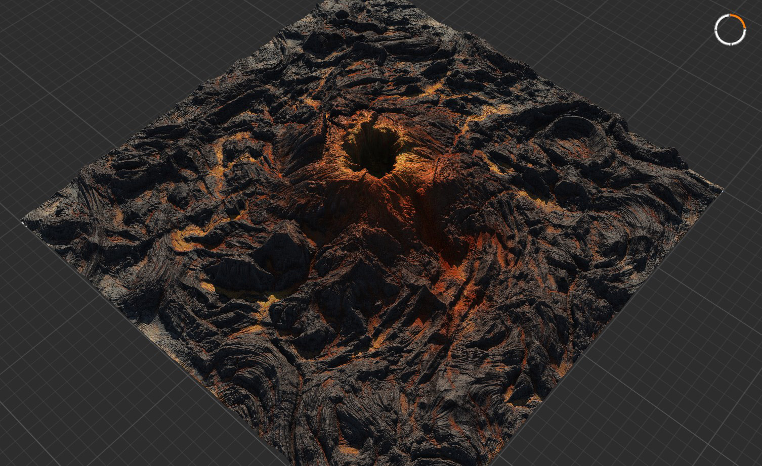 The Pixel Lab Volcano Texture Model B