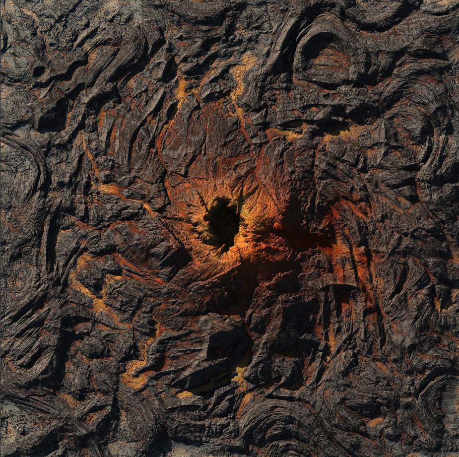 The Pixel Lab Volcano Texture Model B