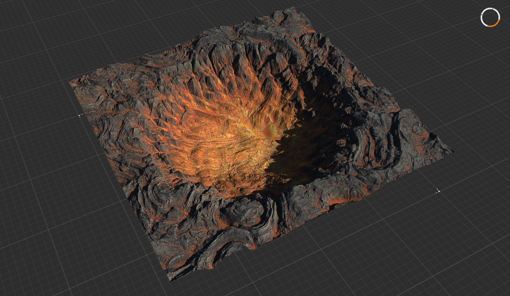 The Pixel Lab Volcano Texture Model D