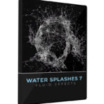 VFX Fluid FX Splashes Simulations 3D Pack 7