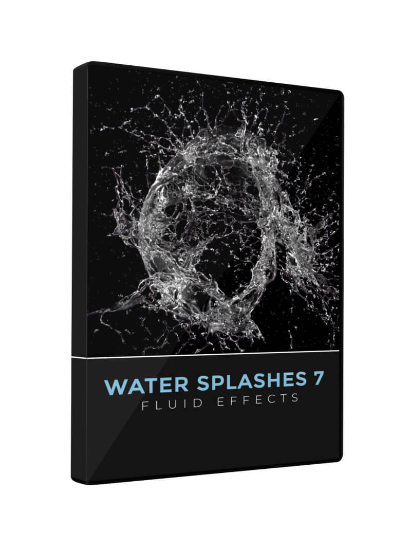 VFX Fluid FX Splashes Simulations 3D Pack 7