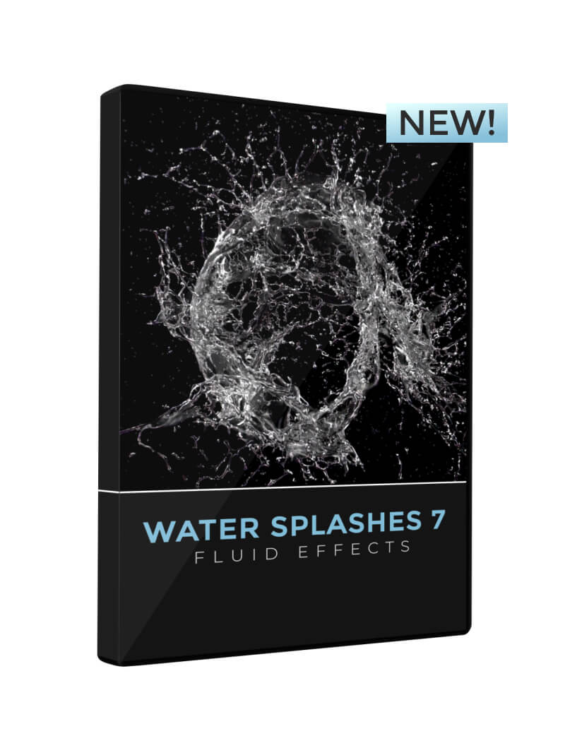 VFX Fluid FX Splashes Simulations 3D Pack 7