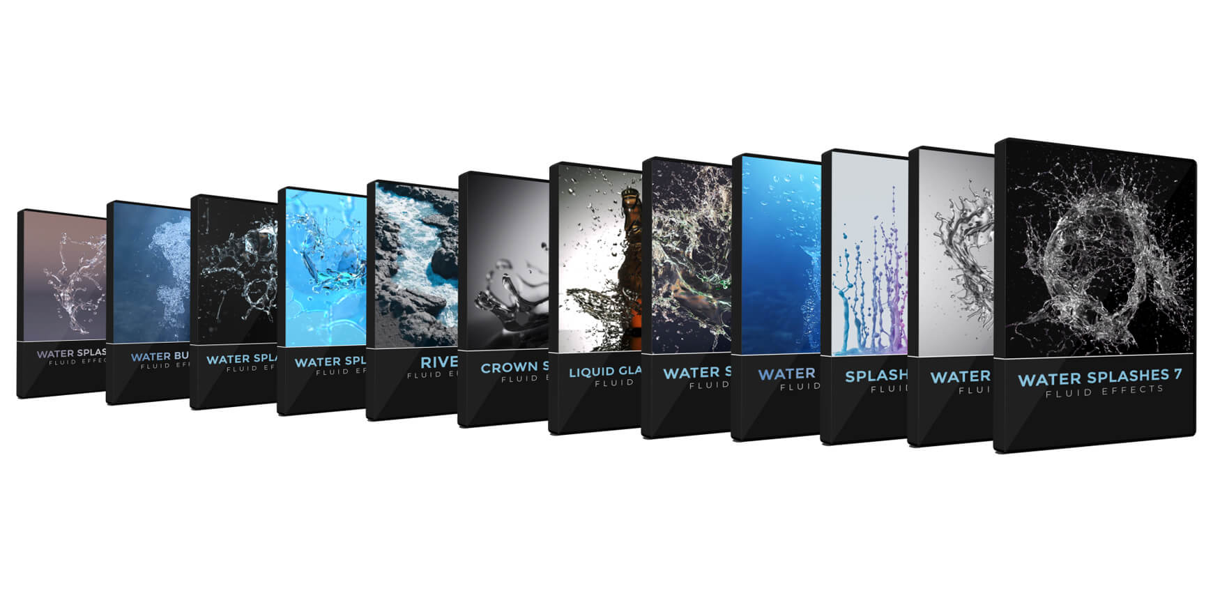 VFX Fluid FX Splashes Simulations 3D Bundle DVD