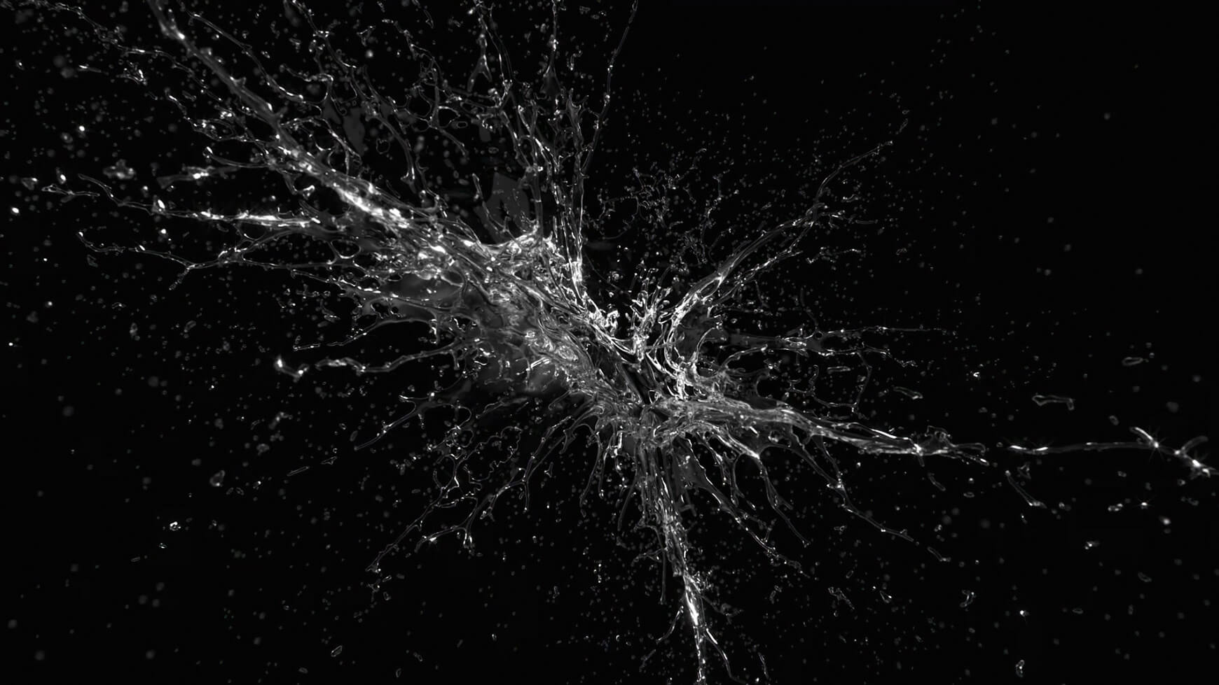 VFX Fluid FX Splashes Simulations 3D Pack 7