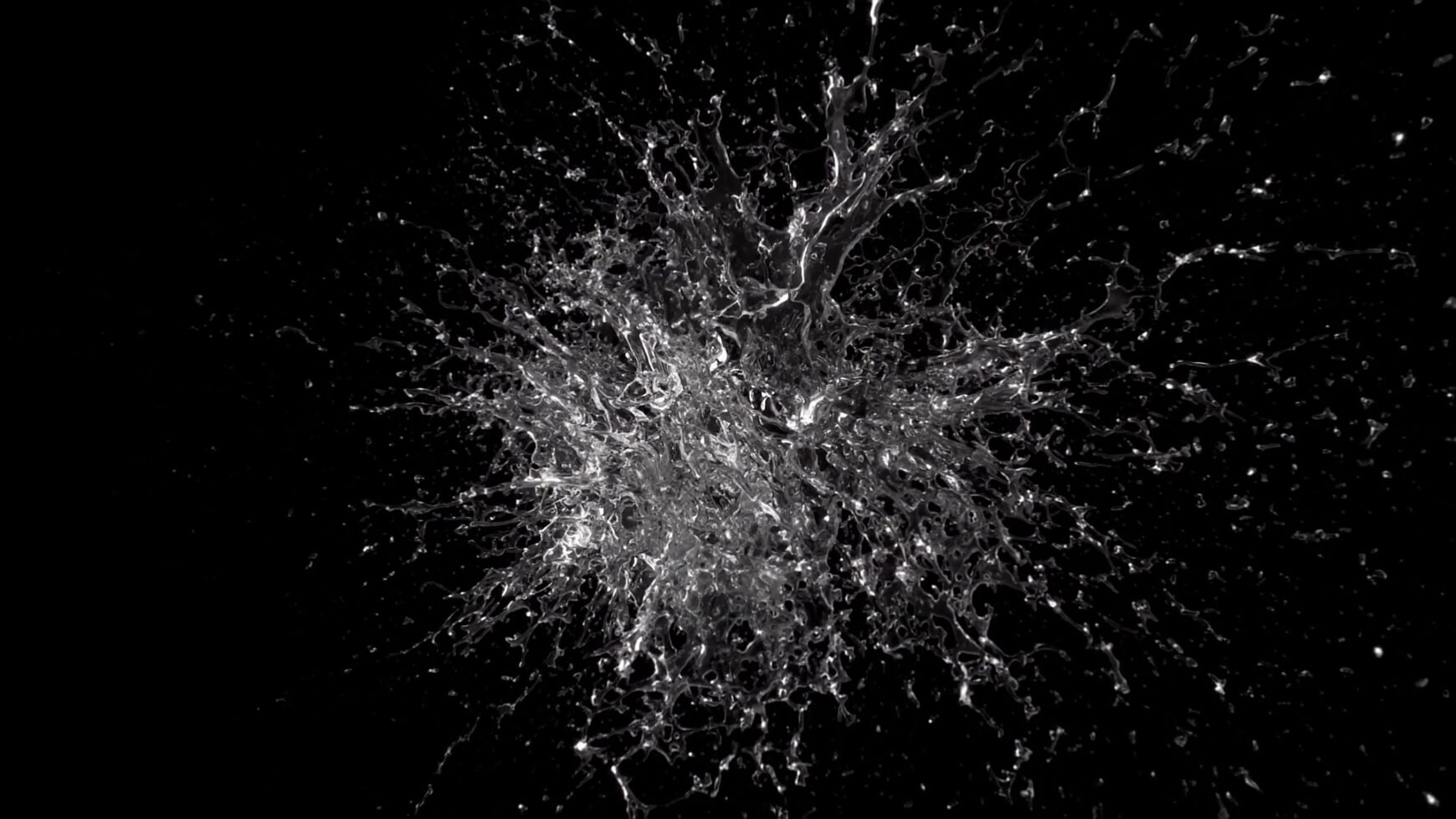 VFX Fluid FX Splashes Simulations 3D Pack 7