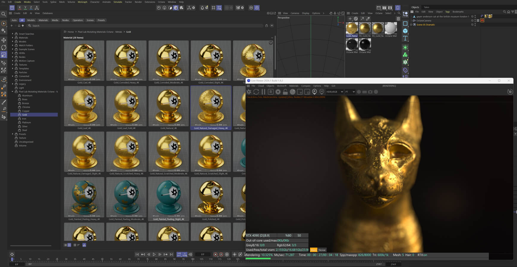 Octane Mutating Materials Pack Metals Texture Pack