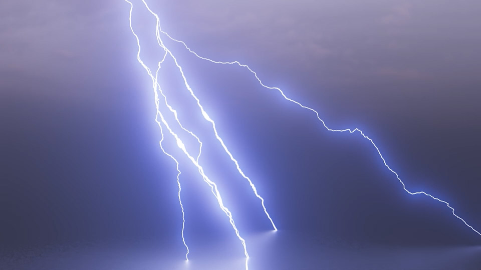Free 3D Asset Lightning Bolt