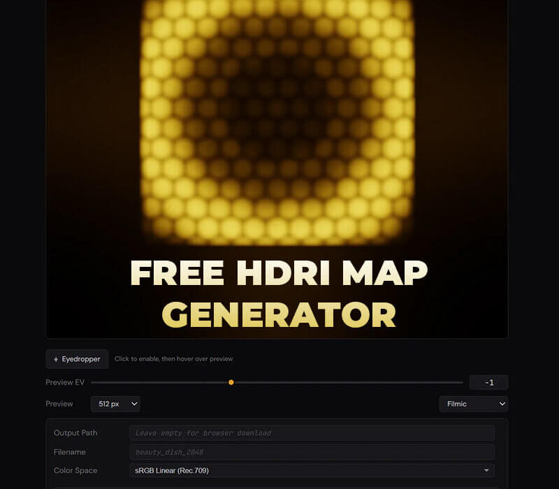 Free HDRI Map Generator Plugin
