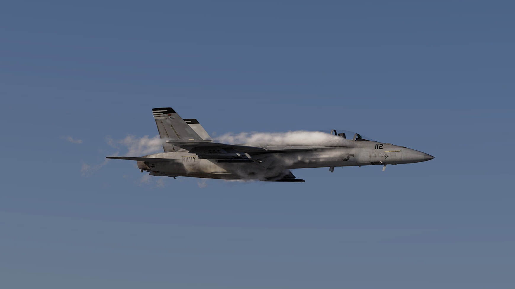 Jet Vapor 3D Animated VFX Asset