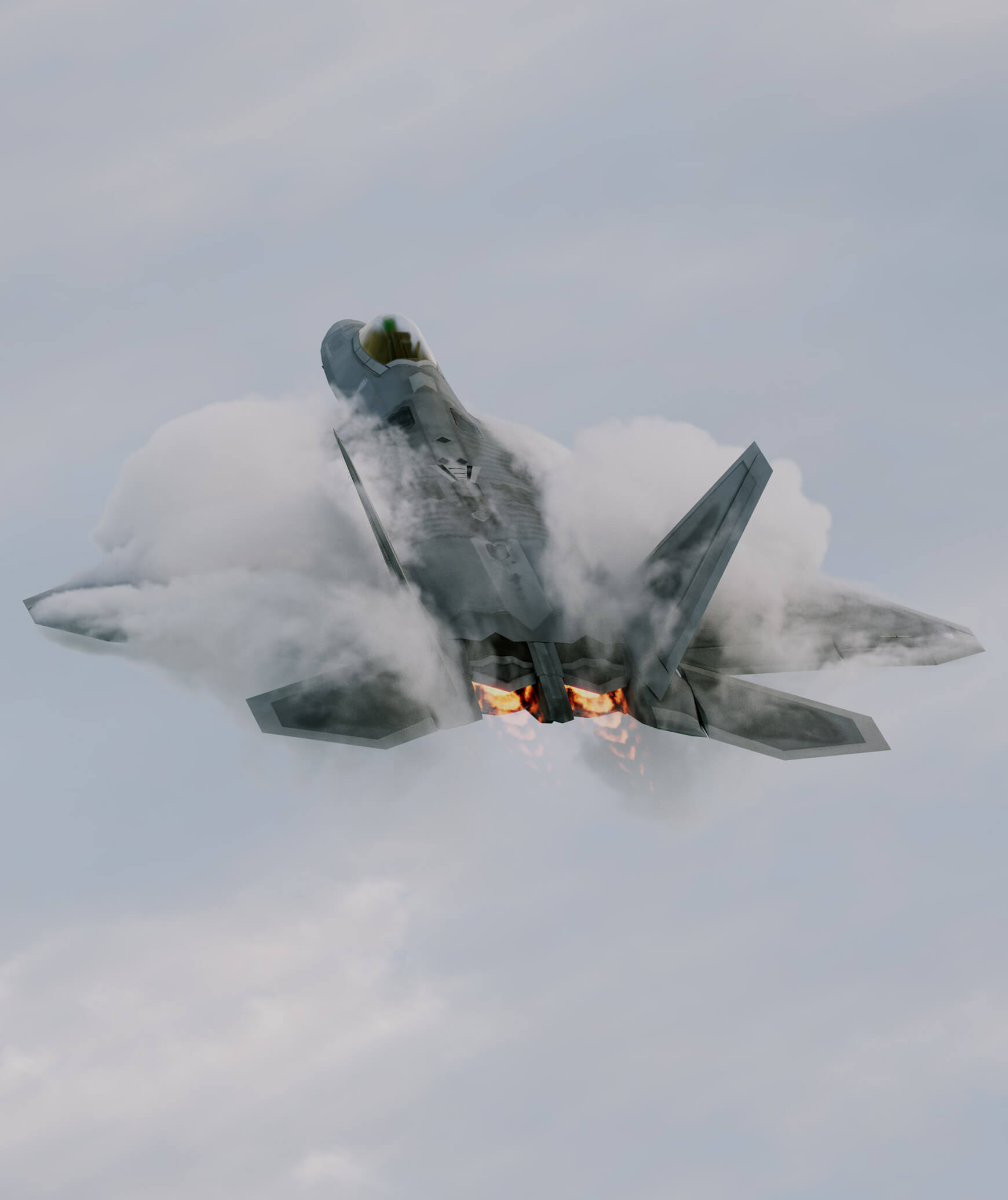 Pixel Lab Jet Vapor Smoke Cloud Simulation 3D Animated Asset