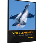 Pixel Lab Jet Vapor Smoke Cloud Simulation 3D Animated Asset