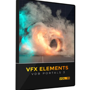 VFX Elements VDB Portal 3 3D Element