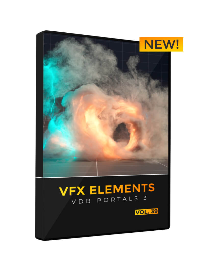 VFX Elements VDB Portal 3 3D Element