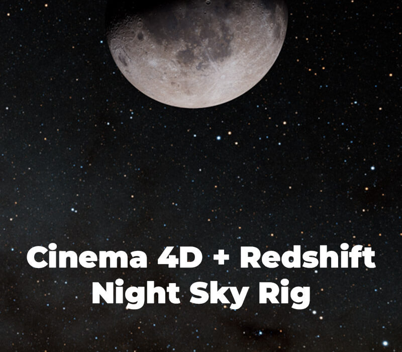 Cinema 4D Tutorial Redshift RS Sky Night Rig