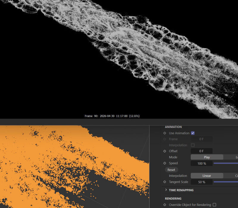 Alembic Particles in C4D Cinema 4D