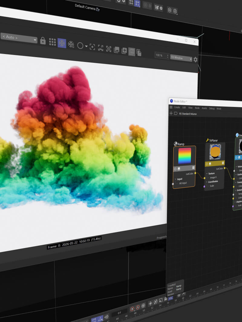 Cinema 4D Redshift Tutorial VDB Standard Volume Shader Tutorial