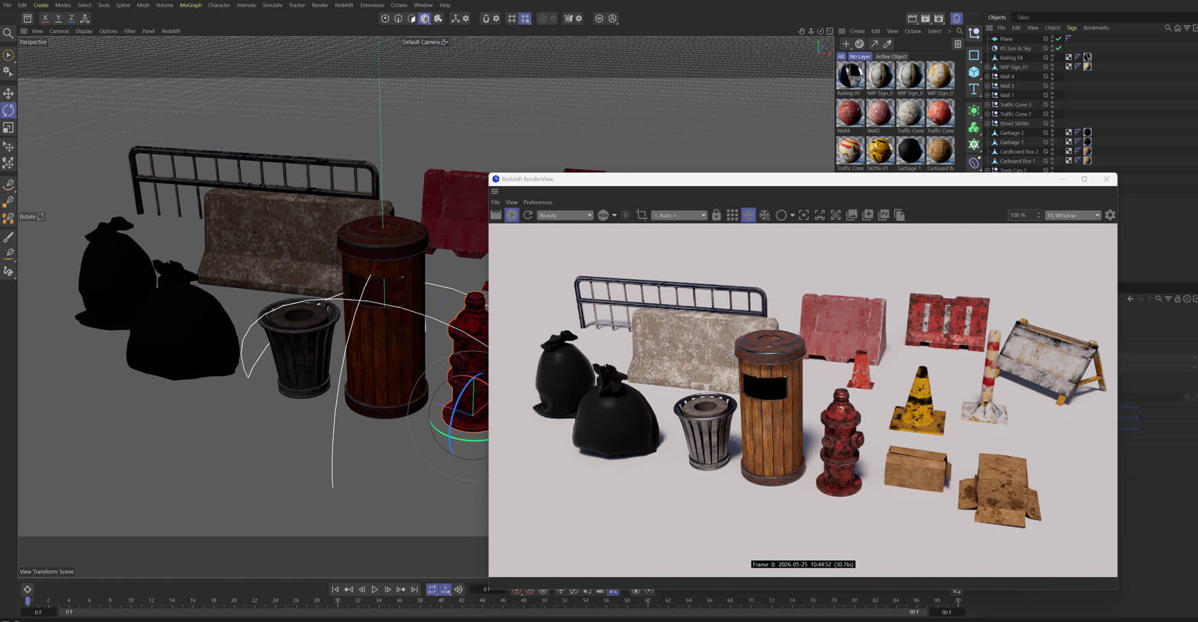Free 3D Model Street Objects