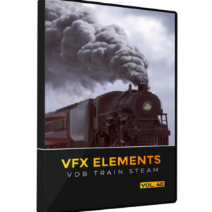VFX Elements VDB Train Steam
