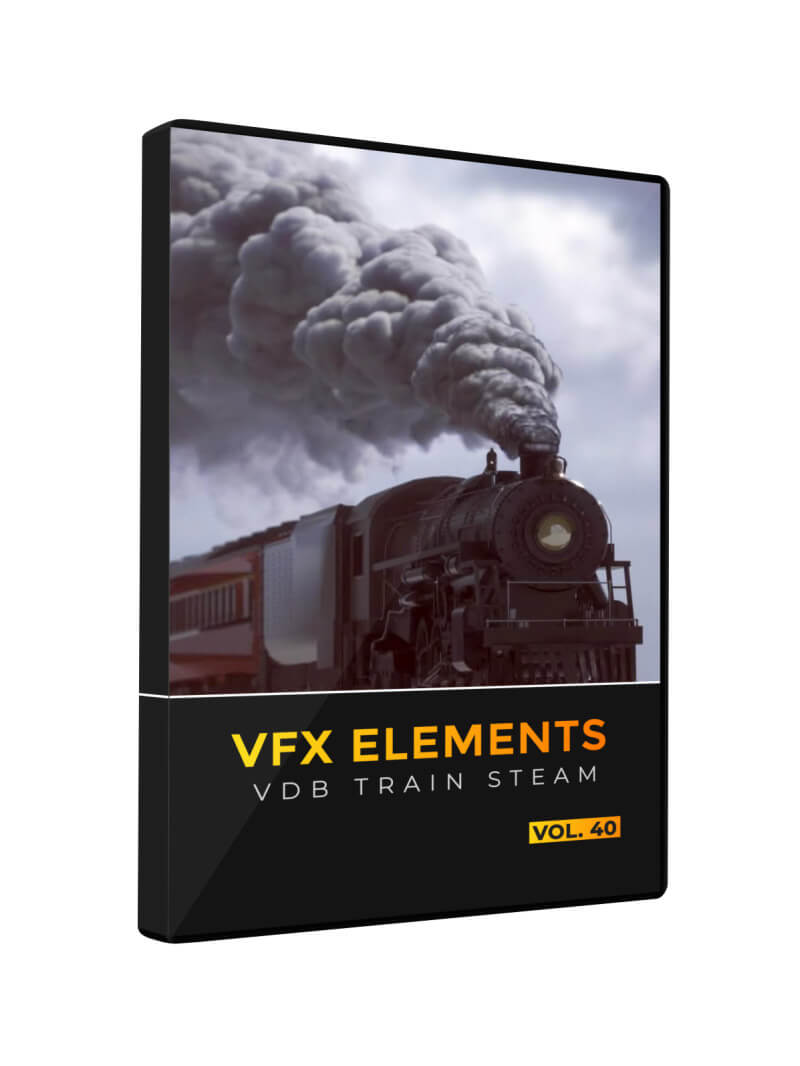 VFX Elements VDB Train Steam