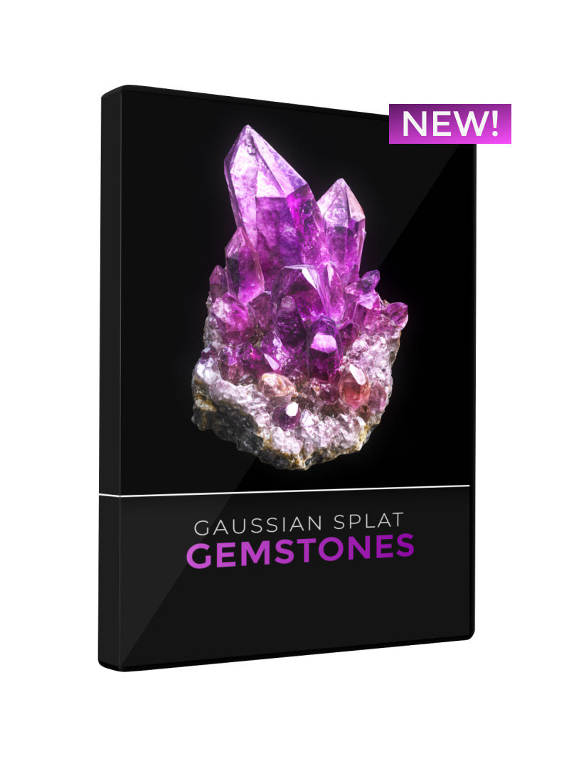 Pixel Lab 3D Gaussian Splat Gemstone