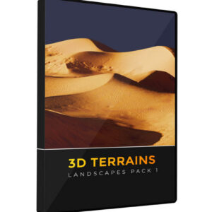 3D Terrain Landscape Model Asset