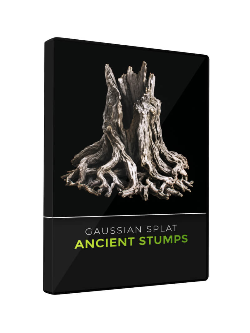 Pixel Lab Gaussian Splat Pack Ancient Tree Stumps