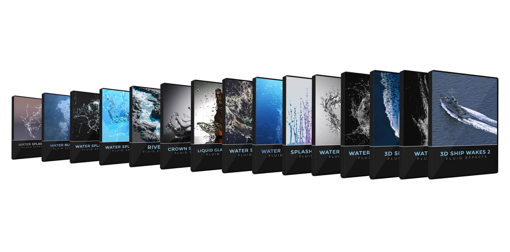 VFX Fluid Water Simulation 3D Assets