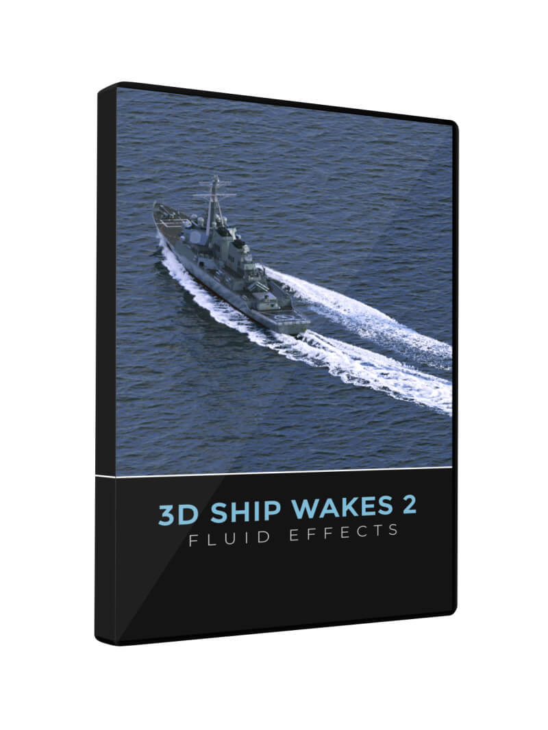 VFX Fluid Ship Wakes 3D Assets