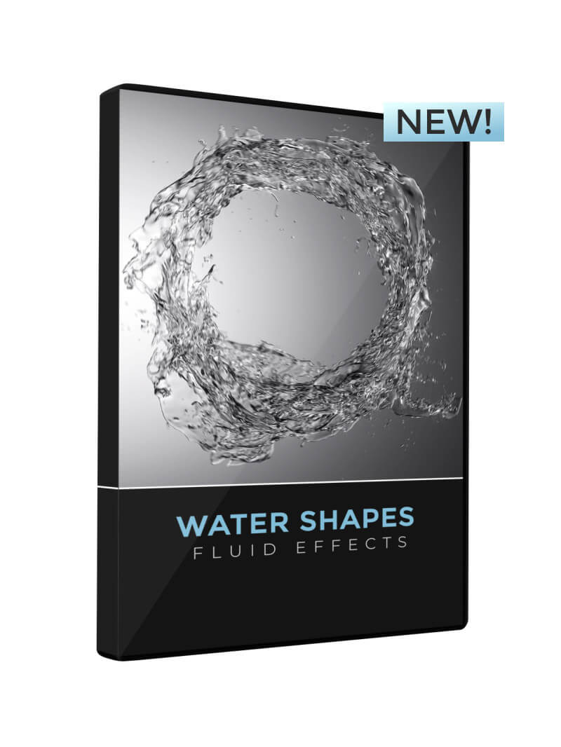 Fluid Effects 3D Water Splash Shapes
