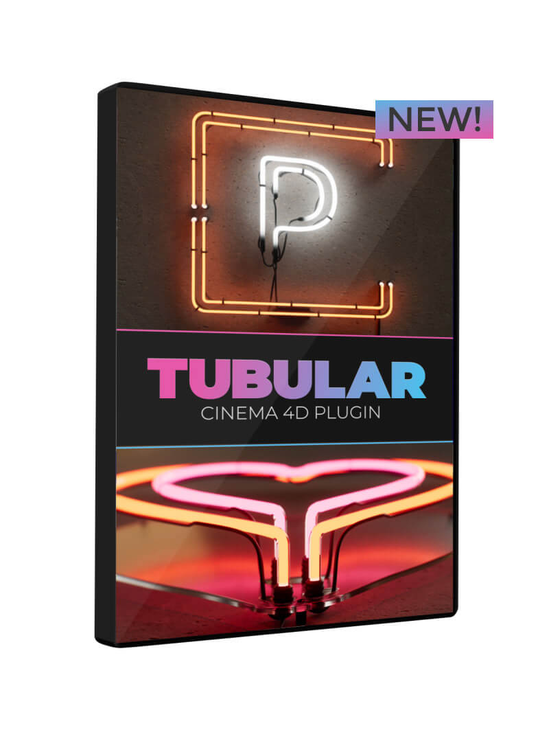 Tubular for Cinema 4D 3D Neon Sign Generator Plugin