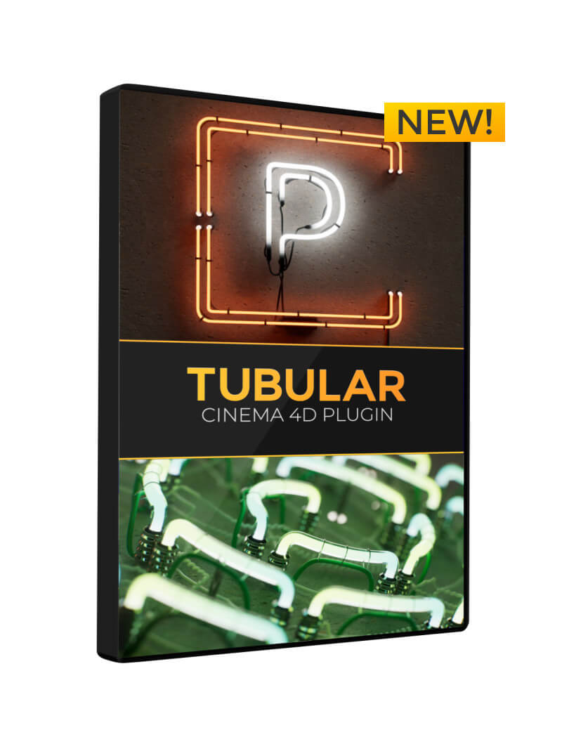 Tubular for Cinema 4D 3D Neon Sign Generator Plugin